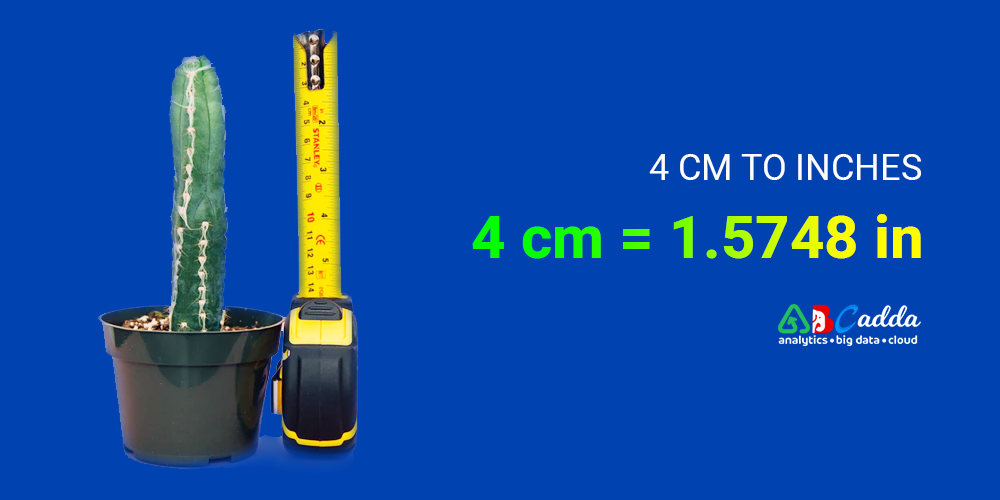 4 cm to inches