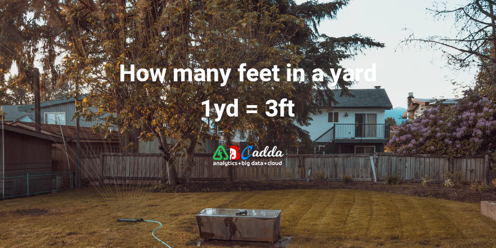 how many feet in a yard
