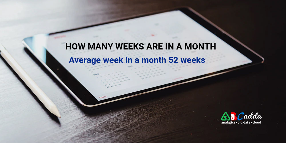 how many weeks are in a month