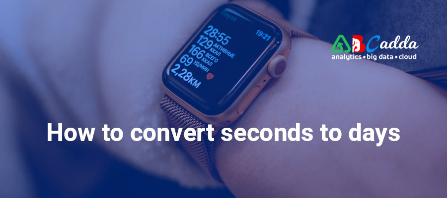 how to convert seconds to days